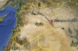 Localisation d'Europos Doura (Google Earth)
