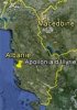 Localisation d'Apollonia d'Illyrie